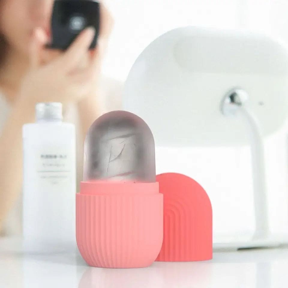 Silicone Capsule Ice Massager, Face Beauty Lifting Tool, Contouring Acne Eye Skin Educe Massager Roller, Silicone Freezing Beauty Swelling Face Massager Moisturizing Washable Oven Icing Mould Silicone Capsule Ice Massager, Face Beauty Lifting Tool, Contouring Acne Eye Skin Educe Massager Roller, Silicone Freezing Beauty Swelling Face Massager Moisturizing Washable Oven Icing Mould